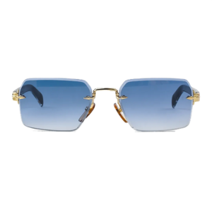 Classic Matte Grey Square Frame Premium Fashion Sunglasses Hover Image