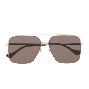 Classic Matte Grey Square Frame Premium Fashion Sunglasses Hover Image