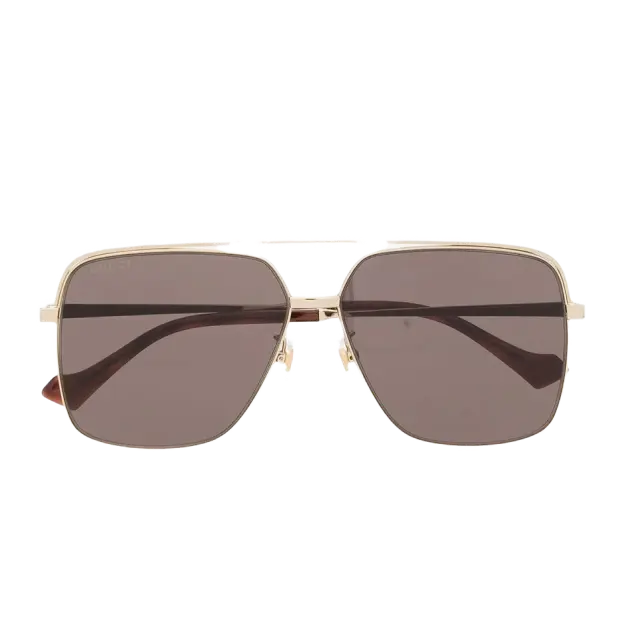 Classic Matte Grey Square Frame Premium Fashion Sunglasses