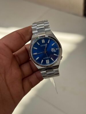 Citizen Tsuyosa Automatic Watch – Blue Dial & Stainless Steel Bracelet Hover Image