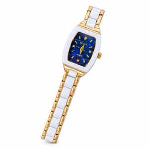 RGENS Ceramic Ladies Watch – Japanese Movement & Crystal Dial (Multiple Colors)